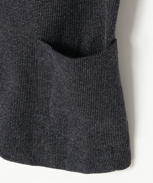 IKKA LOUNGE（イッカラウンジ）の「【イージーケア】GOKU楽ワークワッフルスタンドジャケット（テーラードジャケット・メンズ・チャコール/ネイビー・S/M/L/XL）」の15枚目の写真