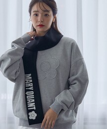 MARY QUANTマフラー MARY QUANT マリークヮント タオルマフラー 接触冷感 ボーダー