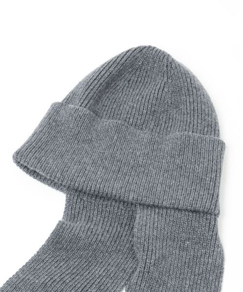 LOWRYS FARM（ローリーズファーム）の「マフラーワッチ　140423（ニットキャップ/ビーニー・レディース・ブラック/グレー・FREE）」の9枚目の写真