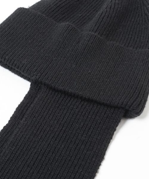 LOWRYS FARM（ローリーズファーム）の「マフラーワッチ　140423（ニットキャップ/ビーニー・レディース・ブラック/グレー・FREE）」の12枚目の写真