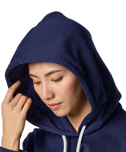 UNDER ARMOUR（アンダーアーマー）の「UAライバルフリース カレッジ フーディー（トレーニング/レディース）（スウェット・レディース・ネイビー・S/XL/L/M）」の4枚目の写真