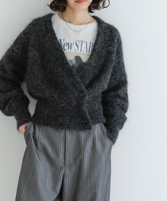 セール】IENA LA BOUCLE ローゲージショート カーディガン