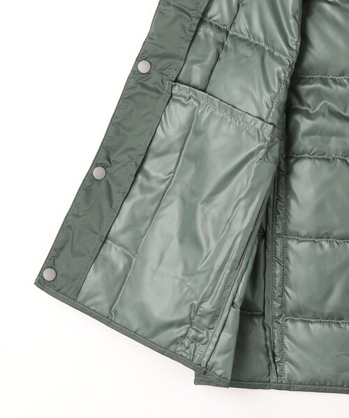 TAION（タイオン）の「＜TAION＞ベーシック Vネックボタン インナーダウンベスト / キッズ  110cm-130cm（ダウンベスト・キッズ・ブラック/モカ/ベージュ/ケリーグリーン・120cm/130cm/110cm）」の12枚目の写真