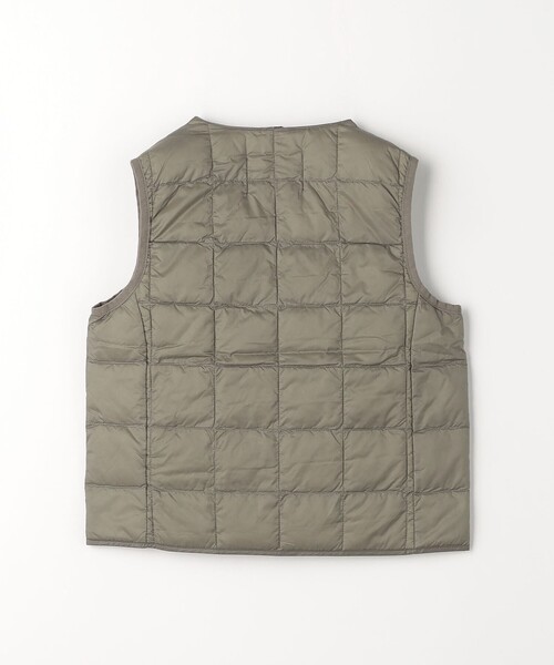 TAION（タイオン）の「＜TAION＞ベーシック Vネックボタン インナーダウンベスト / キッズ  110cm-130cm（ダウンベスト・キッズ・ブラック/モカ/ベージュ/ケリーグリーン・120cm/130cm/110cm）」の18枚目の写真