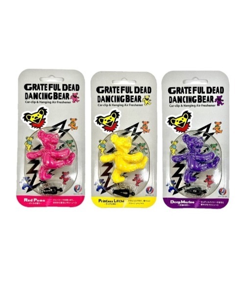 GREEN BOWL（グリーンボウル）の「GRATEFULDEAD ダンシングベアー /カークリップ＆ハンギングエアフレッシュナー（ルームフレグランス/お香・メンズ・イエロー/パープル/ピンク・FREE）」の5枚目の写真