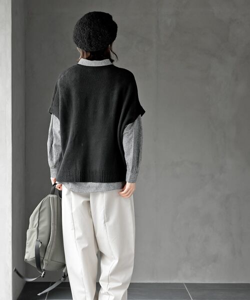 rps（アールピーエス）の「リングブークレーベレー帽（ハンチング/ベレー帽・レディース・チャコールグレー/ブラック/ベージュ系その他3・フリー）」の19枚目の写真