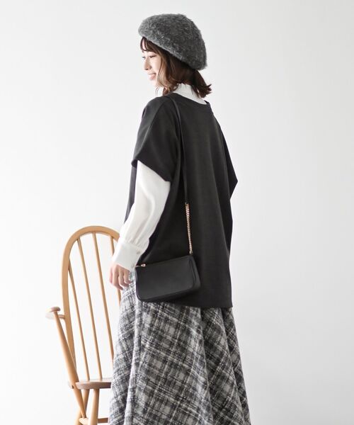 rps（アールピーエス）の「リングブークレーベレー帽（ハンチング/ベレー帽・レディース・チャコールグレー/ブラック/ベージュ系その他3・フリー）」の5枚目の写真