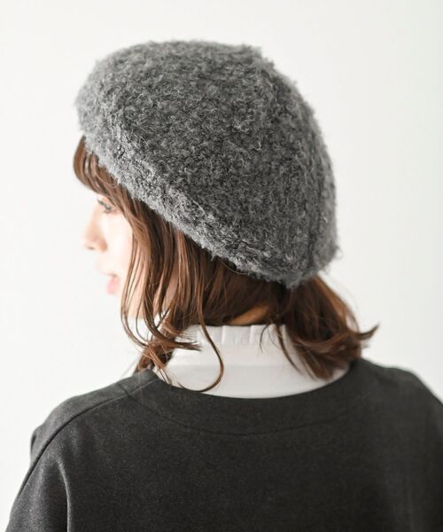 rps（アールピーエス）の「リングブークレーベレー帽（ハンチング/ベレー帽・レディース・チャコールグレー/ブラック/ベージュ系その他3・フリー）」の7枚目の写真