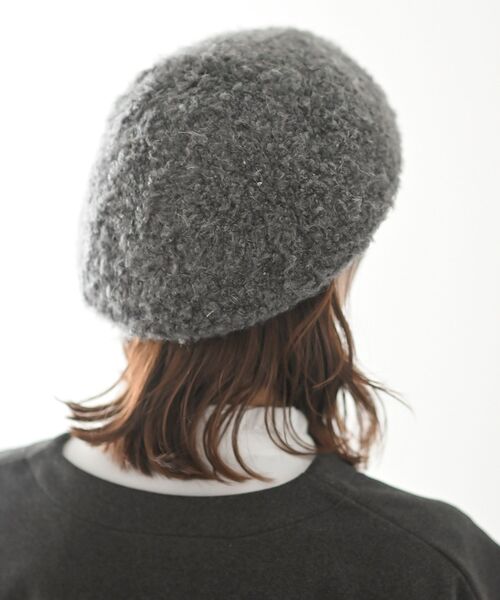 rps（アールピーエス）の「リングブークレーベレー帽（ハンチング/ベレー帽・レディース・チャコールグレー/ブラック/ベージュ系その他3・フリー）」の8枚目の写真