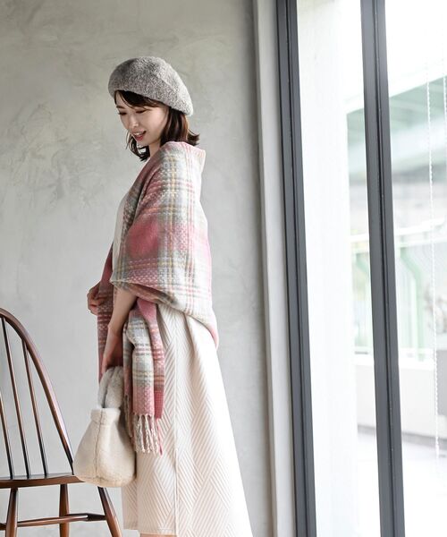 rps（アールピーエス）の「リングブークレーベレー帽（ハンチング/ベレー帽・レディース・チャコールグレー/ブラック/ベージュ系その他3・フリー）」の11枚目の写真