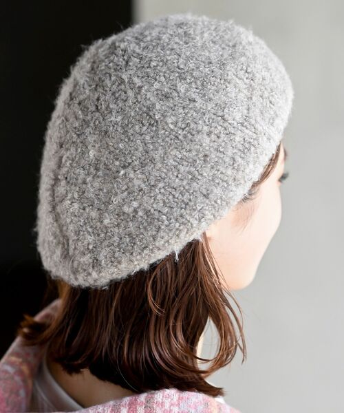 rps（アールピーエス）の「リングブークレーベレー帽（ハンチング/ベレー帽・レディース・チャコールグレー/ブラック/ベージュ系その他3・フリー）」の15枚目の写真