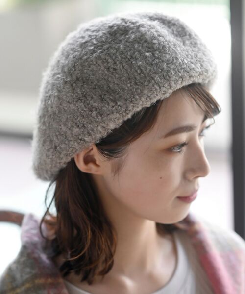 rps（アールピーエス）の「リングブークレーベレー帽（ハンチング/ベレー帽・レディース・チャコールグレー/ブラック/ベージュ系その他3・フリー）」の16枚目の写真