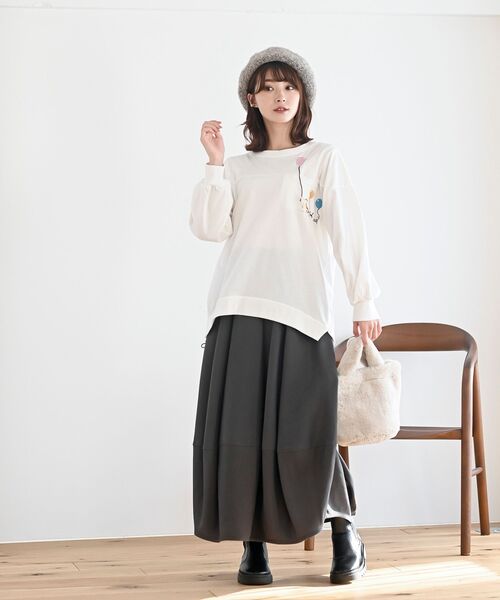 rps（アールピーエス）の「リングブークレーベレー帽（ハンチング/ベレー帽・レディース・チャコールグレー/ブラック/ベージュ系その他3・フリー）」の17枚目の写真