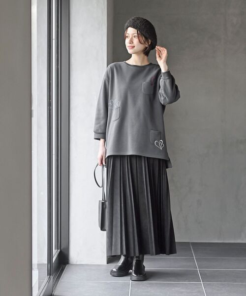 rps（アールピーエス）の「リングブークレーベレー帽（ハンチング/ベレー帽・レディース・チャコールグレー/ブラック/ベージュ系その他3・フリー）」の18枚目の写真