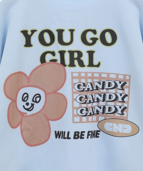 Candy Stripper（キャンディストリッパー）の「YOU GO GIRL スウェット（スウェット・レディース・ブラック/ライトブルー/レッド/オフホワイト・2）」の13枚目の写真
