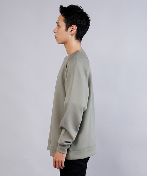 jiggys shop（ジギーズショップ）の「ダブルフェイスラグランスリーブ切替スウェットトレーナー（スウェット・メンズ・アイボリー/ブラック/グレー系その他/グレー・X-LARGE/LARGE/MEDIUM）」の13枚目の写真