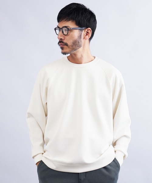 jiggys shop（ジギーズショップ）の「ダブルフェイスラグランスリーブ切替スウェットトレーナー（スウェット・メンズ・アイボリー/ブラック/グレー系その他/グレー・X-LARGE/LARGE/MEDIUM）」の19枚目の写真