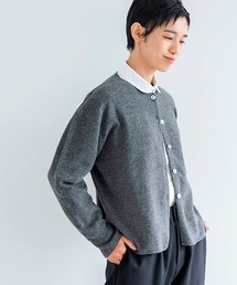 ラムウール×カシミヤ ポケットカーディガン