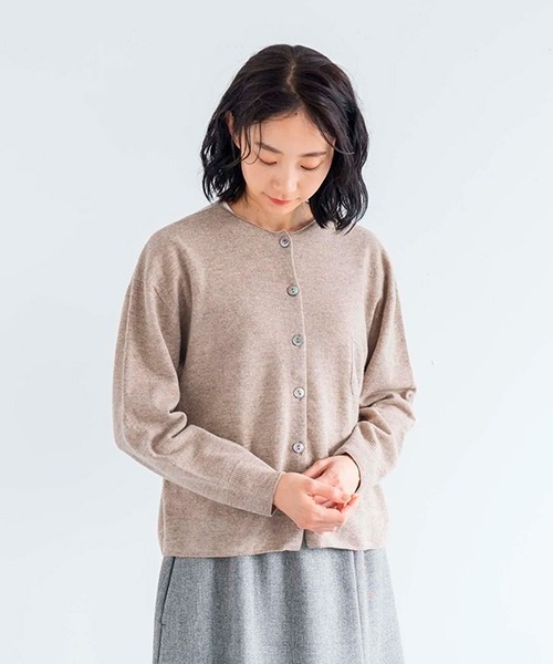 高島屋オキャメルカーディガン＆ワンピース＆グレーボレロ3点セット　いむこ 高島屋オキャメルカーディガン＆ワンピース＆グレーボレロ3点セット