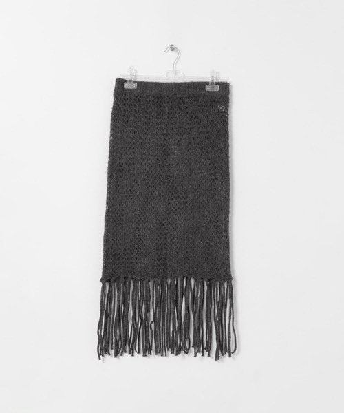 【セール】fringe mesh skirt（スカート）｜LAATO（ラート）