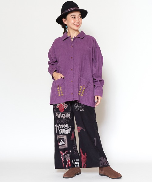 チャイハネ（チャイハネ）の「【チャイハネ】ソルッポパンツ（その他パンツ・レディース・ブラック/ターコイズブルー/ホワイト・FREE）」の6枚目の写真