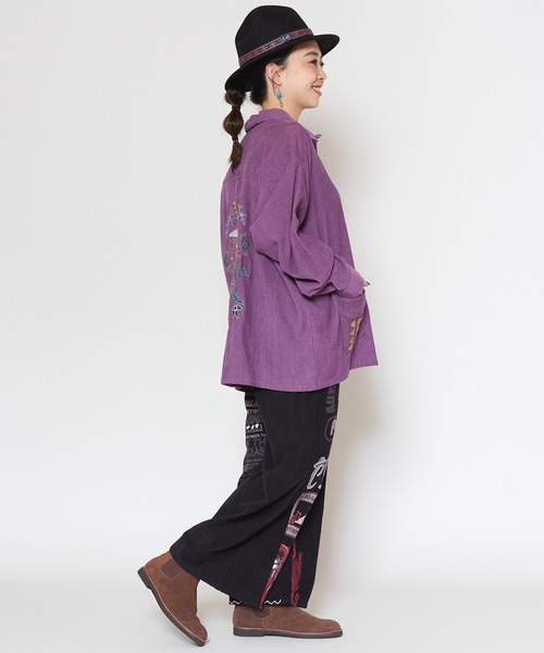 チャイハネ（チャイハネ）の「【チャイハネ】ソルッポパンツ（その他パンツ・レディース・ブラック/ターコイズブルー/ホワイト・FREE）」の7枚目の写真