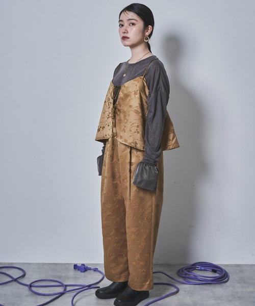 tarin arin(タリンアリン)の「【150㎝前後の小柄さんサイズ】ラッフルスリーブシアーTシャツ(Tシャツ/カットソー・レディース・チャコールグレー/ホワイト・S/M)」の15枚目の写真