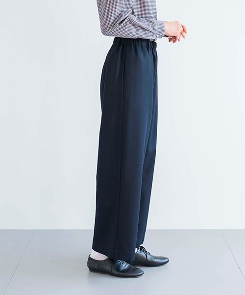 D(ディー)の「ウール サキソニーパンツ(その他パンツ・レディース・ブラック/チャコールグレー/ネイビー・MEDIUM)」の22枚目の写真