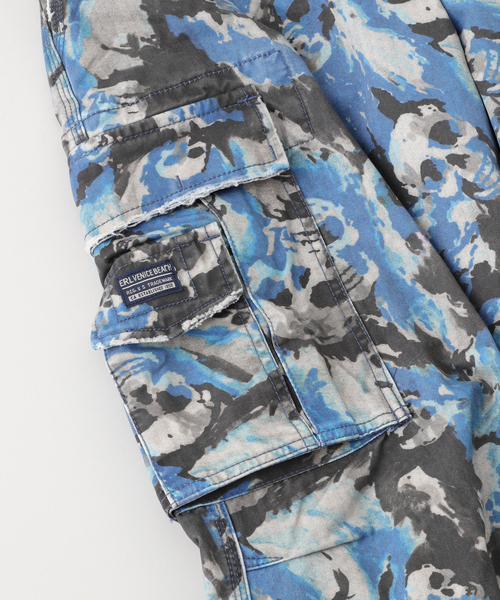 ERL UNISEX CARGO PANTS WOVEN/イーアールエル ERL - イーアールエル】ZIP-OFF CARGO PANTS WOVEN GREEN