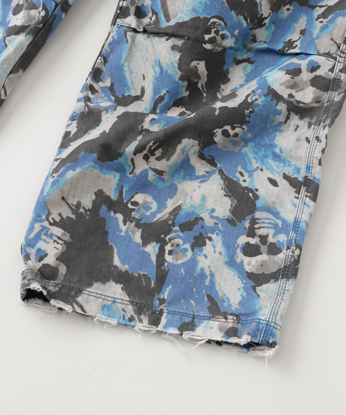 ERL UNISEX CARGO PANTS WOVEN/イーアールエル zip-off cargo pants woven green – ERL Clothing