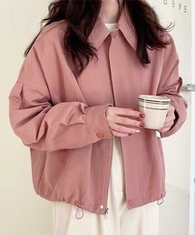 Amulet（アミュレット）の「ワンカラードロストブルゾン（ブルゾン）」