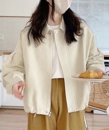 Amulet（アミュレット）の「ワンカラードロストブルゾン（ブルゾン）」