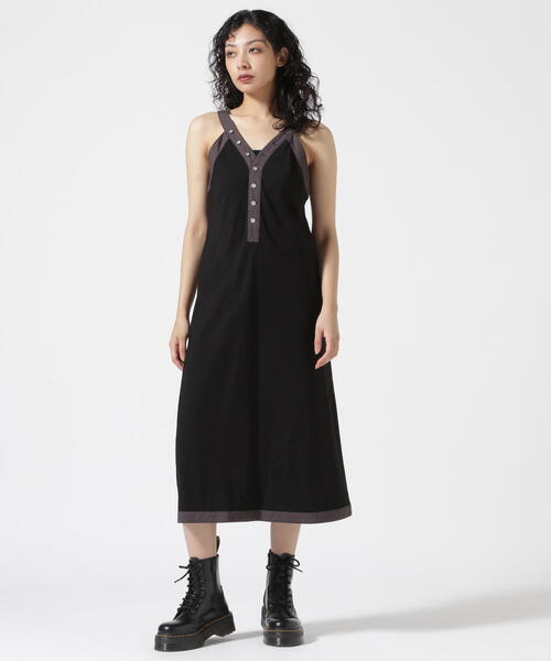 VOLTAGE CONTROL FILTER(ヴォルテージコントロールフィルター)の「VOLTAGE CONTROL FILTER/ヴォルテージコントロールフィルター/BIAS CAMISOLE DRESS(ワンピース・レディース・ブラック/ピンク・F)」の4枚目の写真
