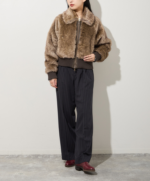 【Oriens JOURNAL STANDARD】 エコファーショートブルゾン Oriens JOURNAL STANDARD（オリエンス ジャーナルスタンダード