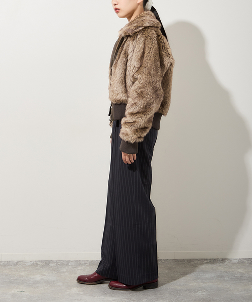 【Oriens JOURNAL STANDARD】 エコファーショートブルゾン Oriens JOURNAL STANDARD（オリエンス ジャーナルスタンダード）の