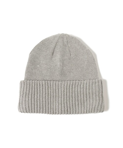 B:MING by BEAMS(ビーミングバイビームス)の「コットンアクリル ワッチ キャップ(ニットキャップ/ビーニー・メンズ・ブラック/グレー・ONE SIZE)」の4枚目の写真