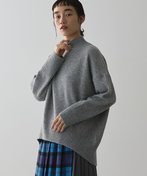 Coco様グレーニット 選べる2タイプ 配色ニット（ニット/セーター）｜KOBE LETTUCE