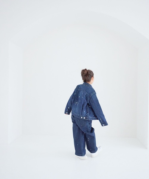 LOWRYS FARM（ローリーズファーム）の「デニムオーバーオール　260004（サロペット/オーバーオール・キッズ・オフホワイト/ネイビー・110cm/120cm/130cm/140cm/150cm）」の11枚目の写真