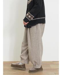 Samansa Mos2 | 【M/Lサイズ】バルーンタックパンツ(その他パンツ)