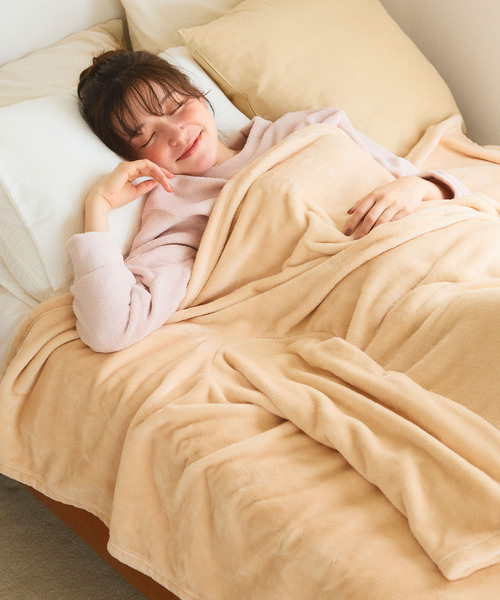 温活本舗】袖付き毛布（寝具）｜cross marche（クロスマルシェ）の