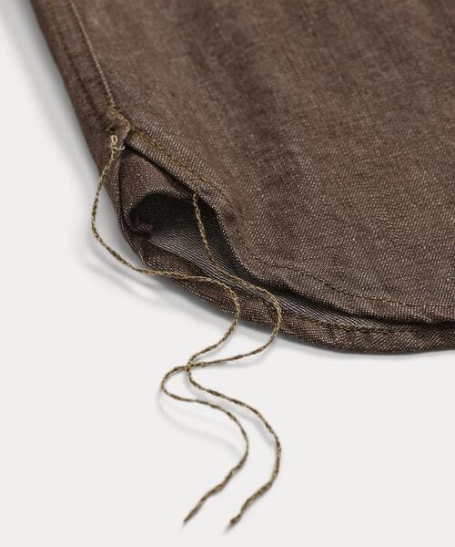 RRL(ダブル アール エル)の「デニム ワークシャツ(シャツ/ブラウス・メンズ・ブラウン・XXL/XS/XL/S/M/L)」の2枚目の写真