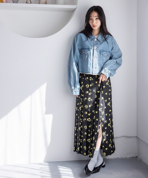 LOWRYS FARM（ローリーズファーム）の「ＣＯＮＥ／ショートＧジャン 250712（デニムジャケット・レディース・グレー/ブルー・FREE）」の20枚目の写真