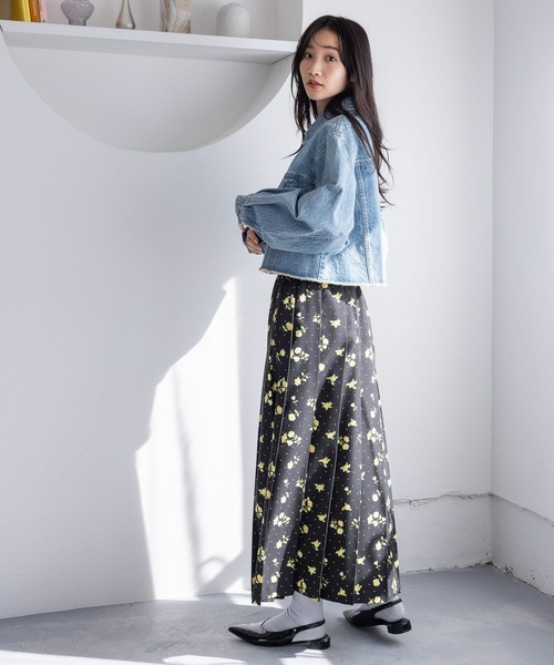 LOWRYS FARM（ローリーズファーム）の「ＣＯＮＥ／ショートＧジャン 250712（デニムジャケット・レディース・グレー/ブルー・FREE）」の21枚目の写真