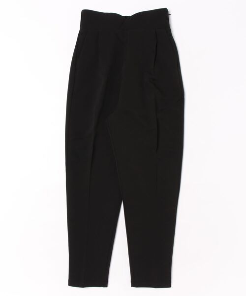 STYLEBLOCK（スタイルブロック）の「オケージョンセットアップ対応ハイウエストテーパードパンツ（その他パンツ・レディース・ブラック/ベージュ・M）」の2枚目の写真