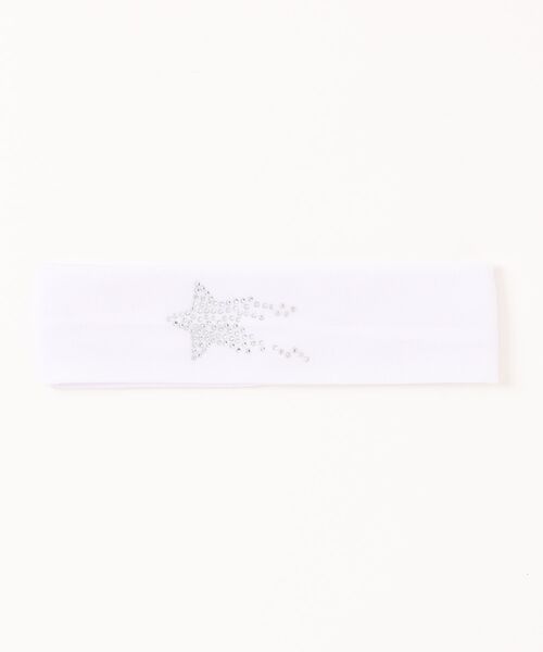 SPINNS(スピンズ)の「ヘアバンド/STAR(ヘアバンド・レディース・ホワイト/ブラック・ONESIZE)」の1枚目の写真