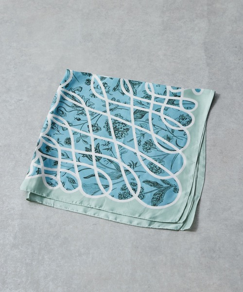 un dix cors(アンディコール)の「ボタニカル柄スカーフ(バンダナ/スカーフ・レディース・グリーン系その他/ミント・FREE)」の10枚目の写真