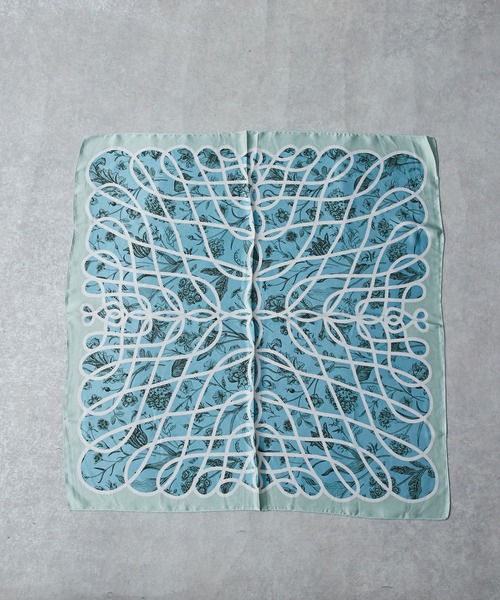 un dix cors(アンディコール)の「ボタニカル柄スカーフ(バンダナ/スカーフ・レディース・グリーン系その他/ミント・FREE)」の11枚目の写真