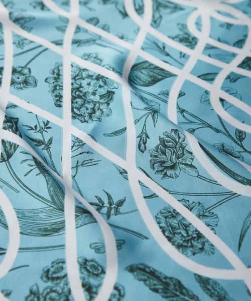 un dix cors(アンディコール)の「ボタニカル柄スカーフ(バンダナ/スカーフ・レディース・グリーン系その他/ミント・FREE)」の12枚目の写真