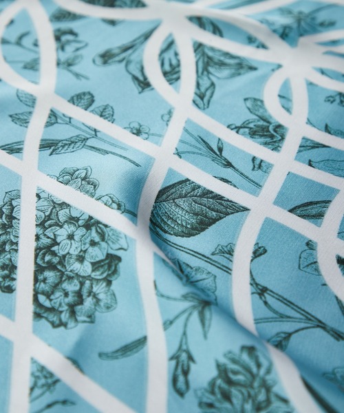 un dix cors(アンディコール)の「ボタニカル柄スカーフ(バンダナ/スカーフ・レディース・グリーン系その他/ミント・FREE)」の13枚目の写真