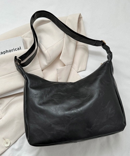Miniministore(ミニミニストア)の「ショルダーバッグ 斜めがけ PUレザー鞄(ショルダーバッグ・レディース・ブラック/ブラウン・FREE)」の19枚目の写真